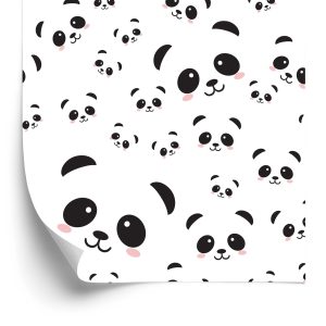 Behang Lieve Panda's
