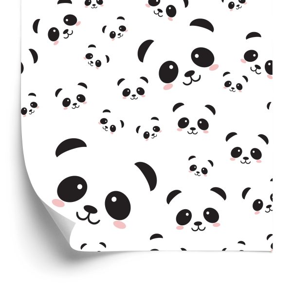 Behang Lieve Panda's