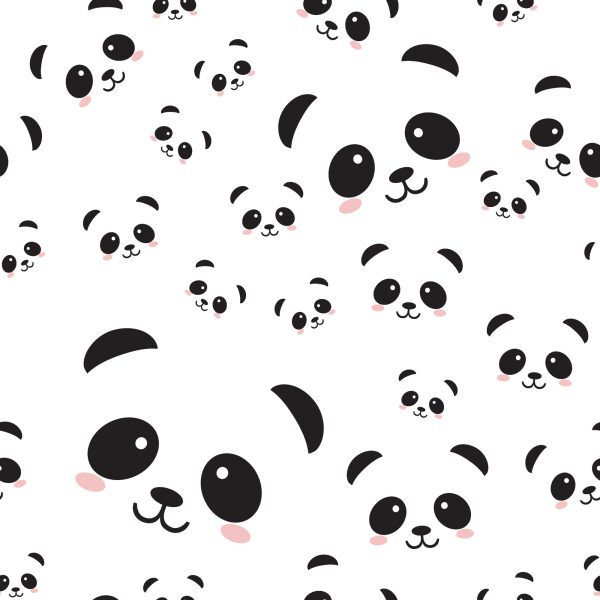 Behang Lieve Panda's - Afbeelding 2