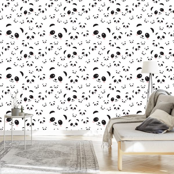 Behang Lieve Panda's - Afbeelding 3
