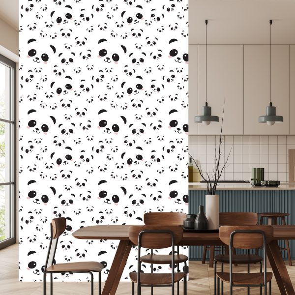 Behang Lieve Panda's - Afbeelding 4