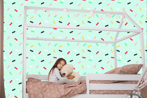 Behang Voor Kinderen-Kleurrijk Patroon - Afbeelding 7