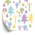 Behang Bosbomen Voor De Kinderkamer