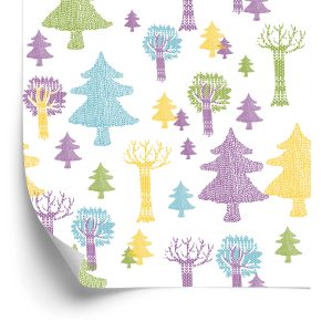 Behang Bosbomen Voor De Kinderkamer