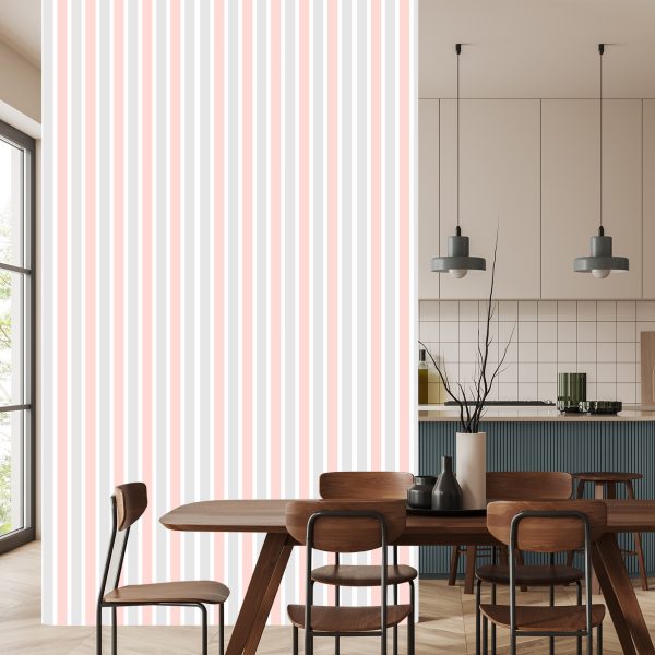 Behang Strepen-Pastelkleuren - Afbeelding 4