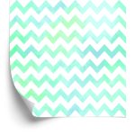 Behang Witte En Turquoise Golven