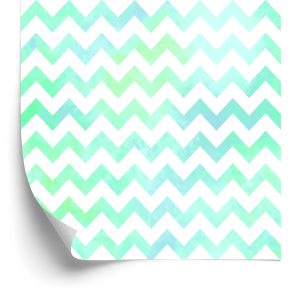 Behang Witte En Turquoise Golven