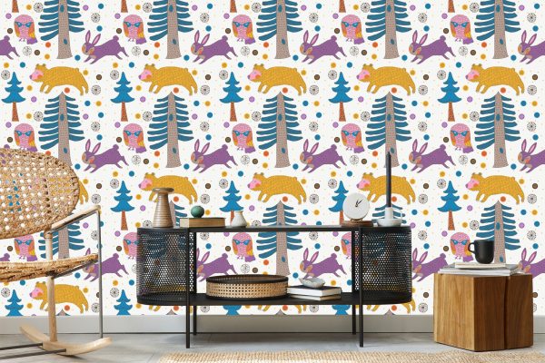 Behang Bomen, Natuur, Natuur, Kinderkamer - Afbeelding 5