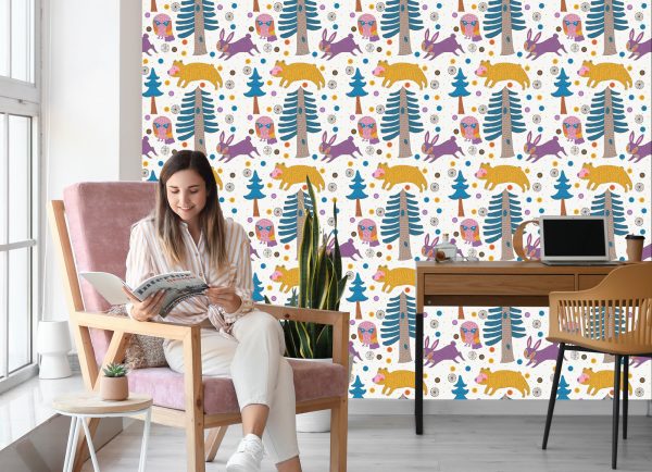 Behang Bomen, Natuur, Natuur, Kinderkamer - Afbeelding 7