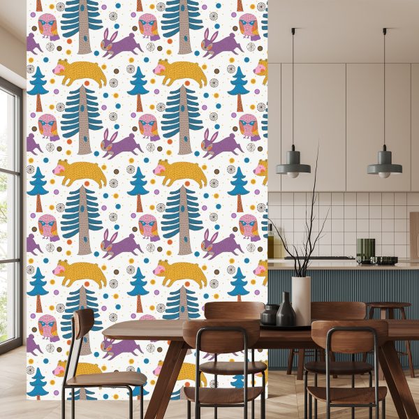 Behang Bomen, Natuur, Natuur, Kinderkamer - Afbeelding 4