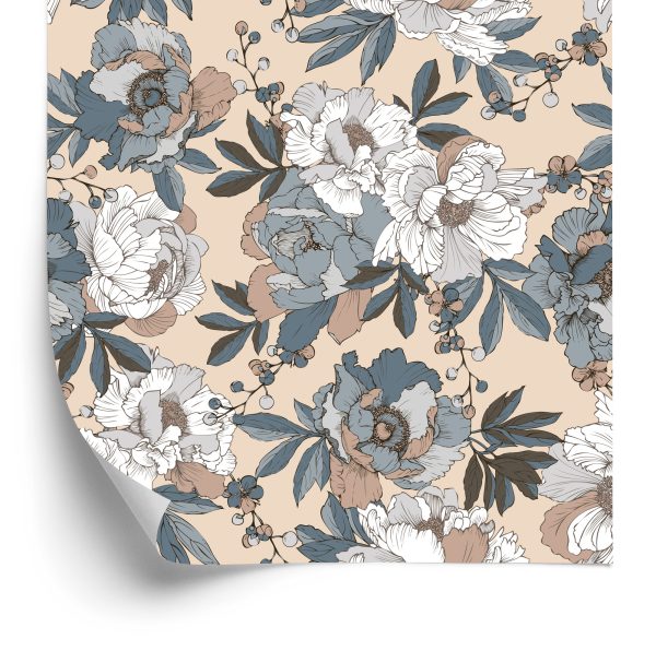 Behang Mooie Elegante Pioenrozen