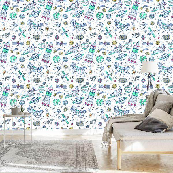 Behang Ruimte In Scandinavische Stijl - Afbeelding 3