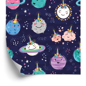 Behang Blije Planeten