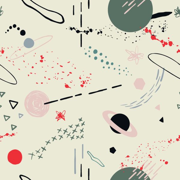 Behang Cosmos Scandinavische Stijl - Afbeelding 2