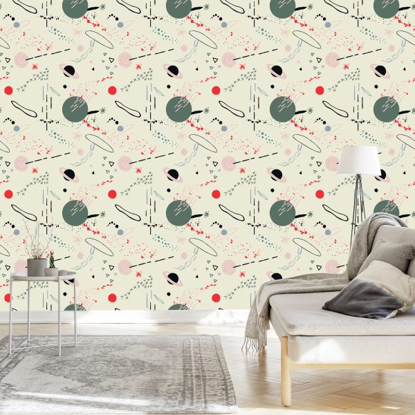 Behang Cosmos Scandinavische Stijl - Afbeelding 3