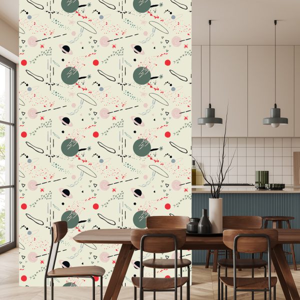 Behang Cosmos Scandinavische Stijl - Afbeelding 4