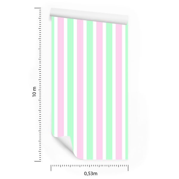 Behang Geometrische Verticale Strepen - Afbeelding 8