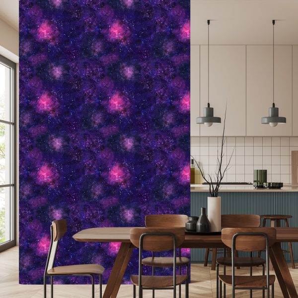 Behang Violet Kosmische Mist - Afbeelding 4