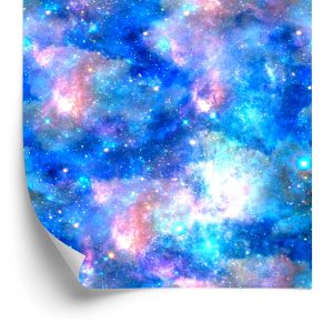 Behang Kleurrijke Kosmische Mist