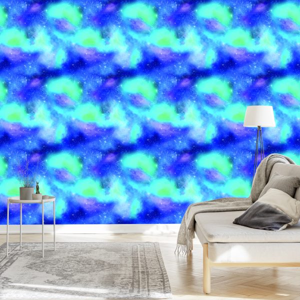 Behang Blauwe Melkweg - Afbeelding 3