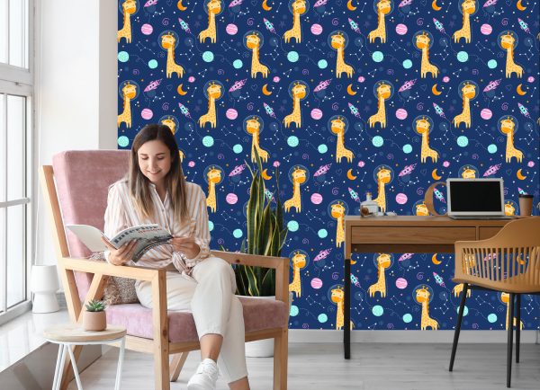 Behang Dieren In De Ruimte - Afbeelding 7