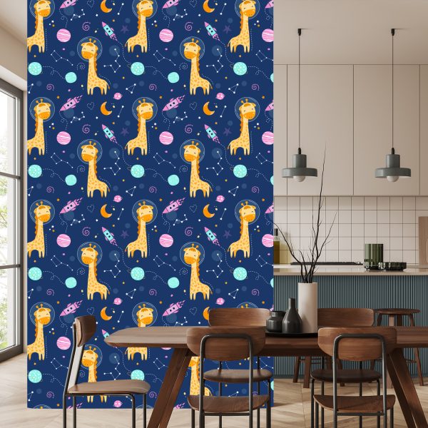 Behang Dieren In De Ruimte - Afbeelding 4