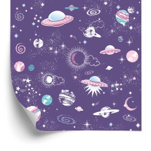 Behang Sterren En Ufo's