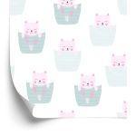 Behang Katten In De Mand