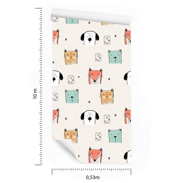 Behang Kleurrijke Dieren - Afbeelding 8
