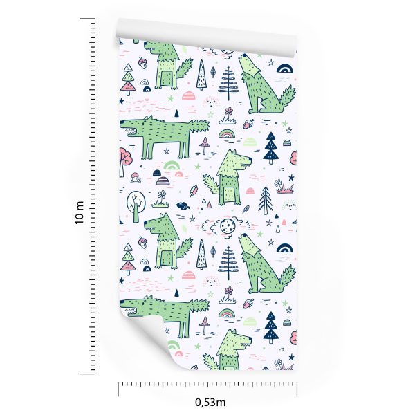 Behang Bosdieren En Planten - Afbeelding 8