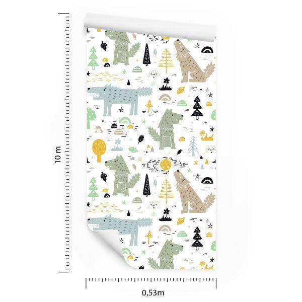 Behang Dieren In Het Bos - Afbeelding 8