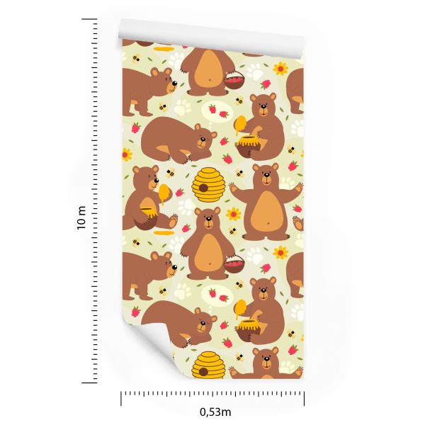 Behang Voor Kinderen - Beren - Afbeelding 8