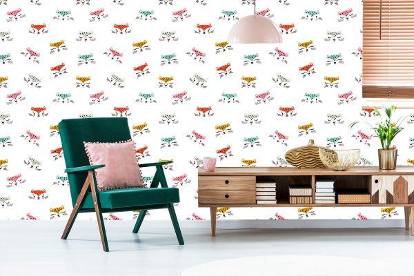 Behang Katten En Tijgers - Afbeelding 6