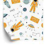 Behang Astronaut In De Ruimte