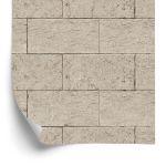 Behang Beige Baksteen