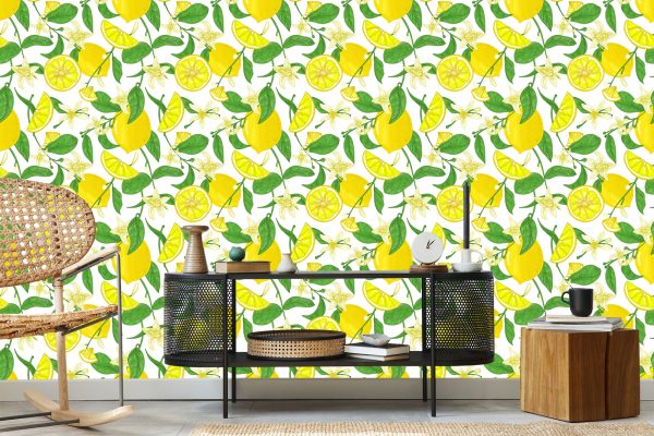 Behang Voor In De Keuken - Juicy Lemons - Afbeelding 5