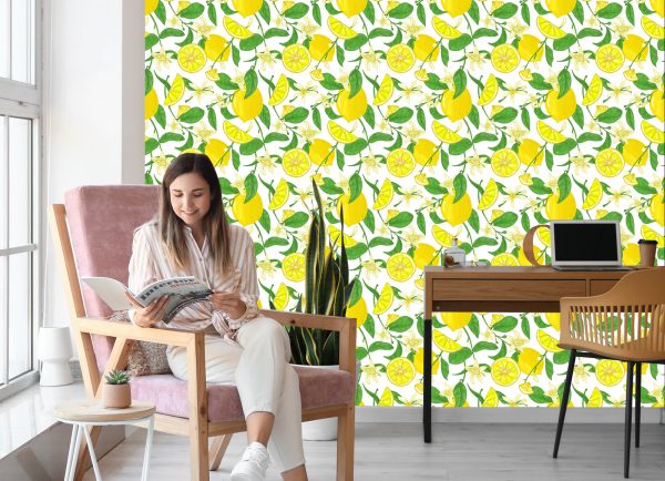 Behang Voor In De Keuken - Juicy Lemons - Afbeelding 7