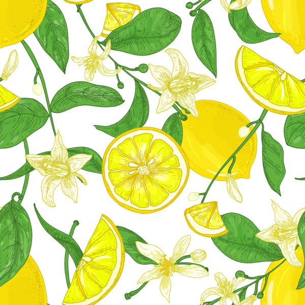 Behang Voor In De Keuken - Juicy Lemons - Afbeelding 2