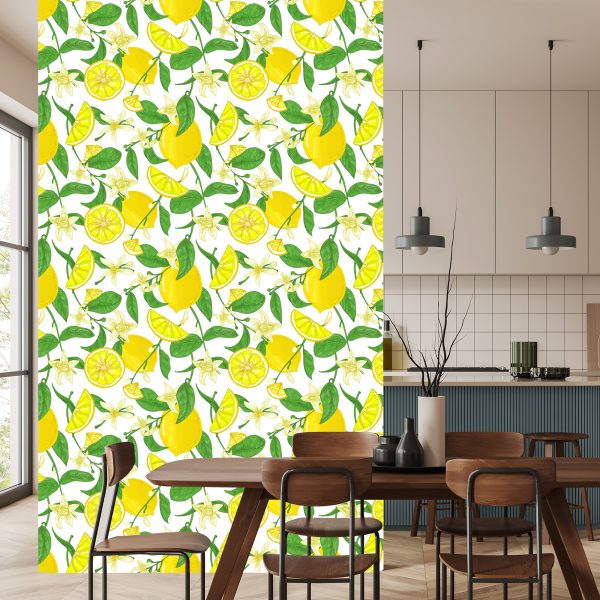 Behang Voor In De Keuken - Juicy Lemons - Afbeelding 4