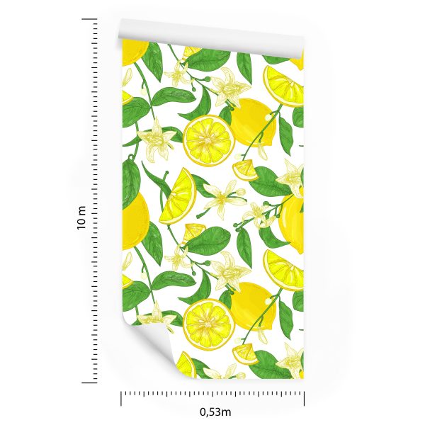 Behang Voor In De Keuken - Juicy Lemons - Afbeelding 8