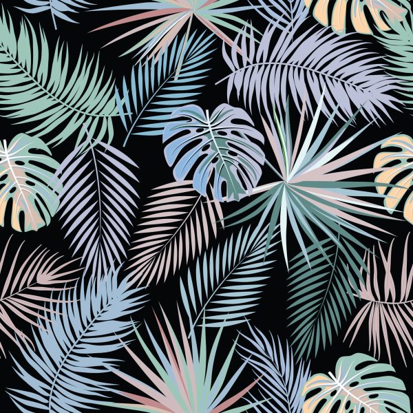 Behang Tropische Palmbladeren - Afbeelding 2