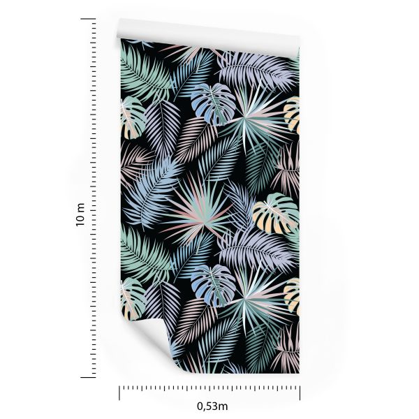 Behang Tropische Palmbladeren - Afbeelding 8