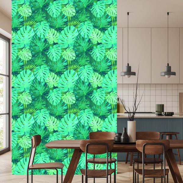 Behang Exotische Monstera Bladeren - Afbeelding 4