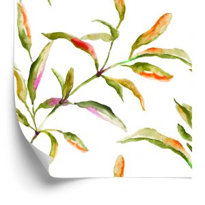 Behang Aquarel Bladeren