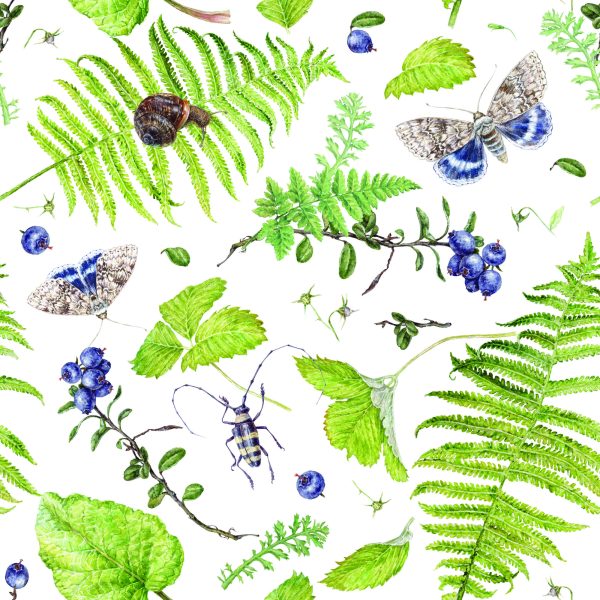 Behang Varen Met Vlinders - Afbeelding 2