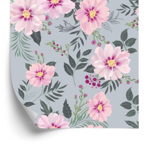 Behang Prachtige Bloeiende Bloemen