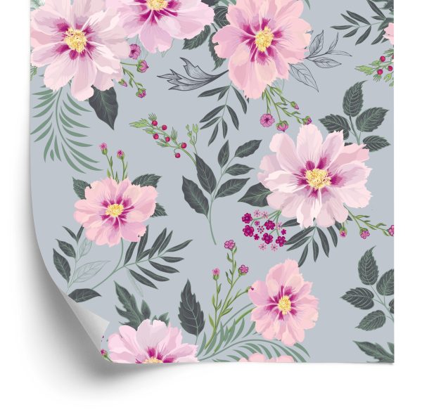 Behang Prachtige Bloeiende Bloemen