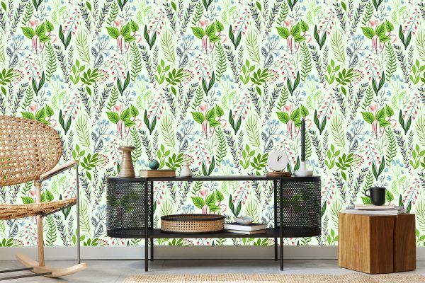 Behang Planten Uit De Weide - Afbeelding 5