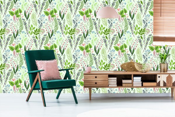 Behang Planten Uit De Weide - Afbeelding 6