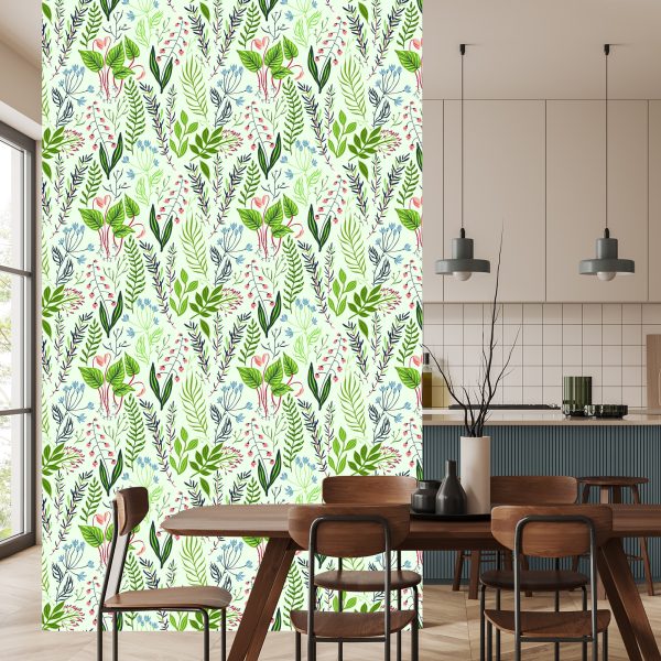 Behang Planten Uit De Weide - Afbeelding 4